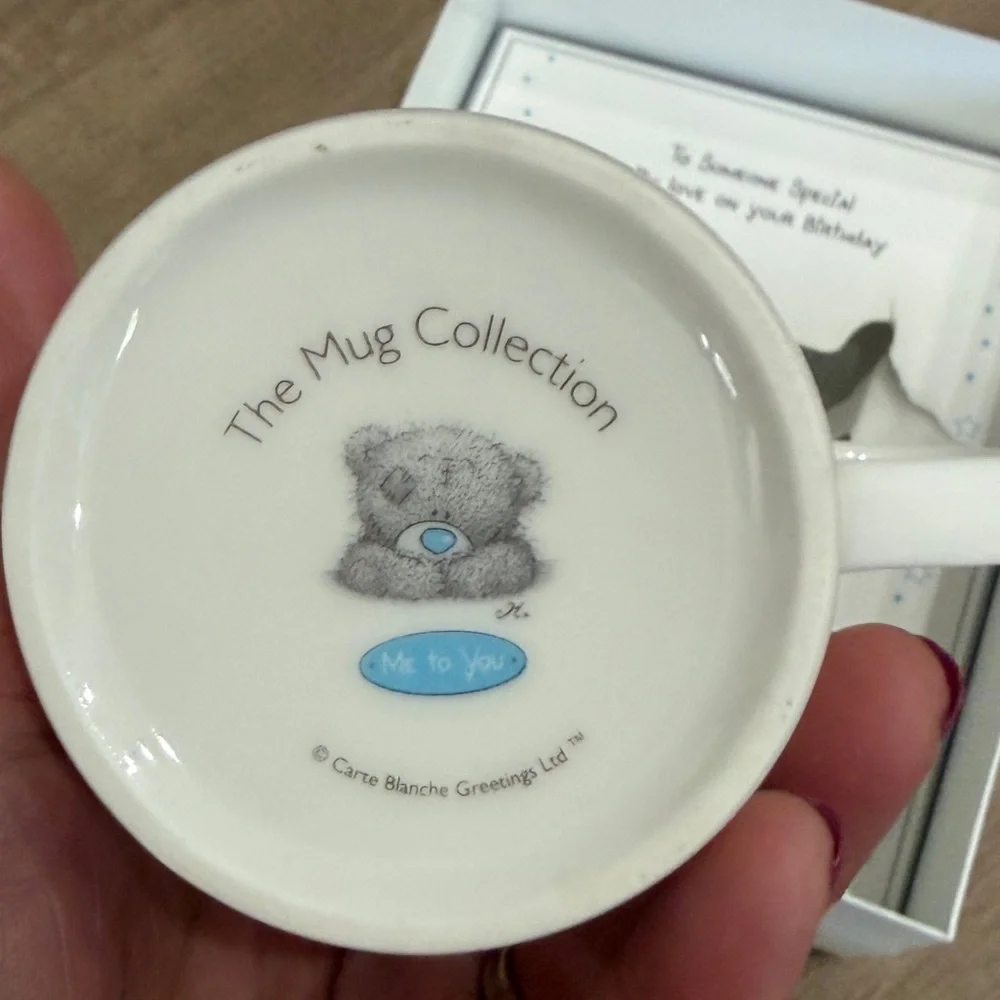 Tatty Teddy UK Fine Bone China Mug in box Birthday Mug Me‎ To You England